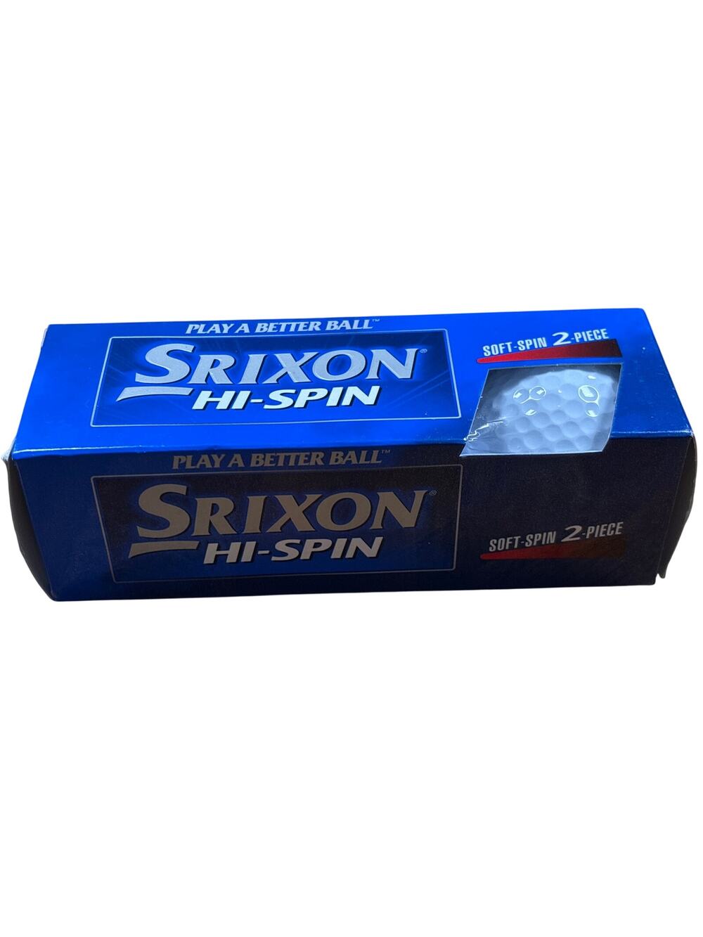 Srixon Hi-Spin White 2-Piece Golf Balls 3 Pack new in Box soft feel & high spin